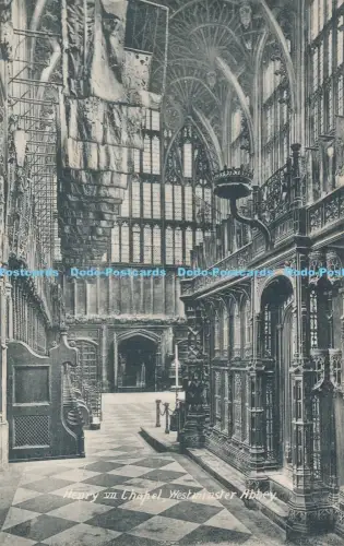 R048140 Henry VII Chapel Westminster Abbey