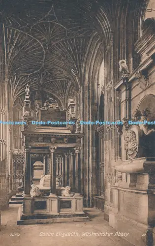 R048145 Queen Elizabeth Westminster Abbey Valentine