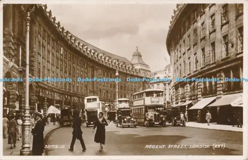 R048160 Regent Street London Valentine No 221718 RP
