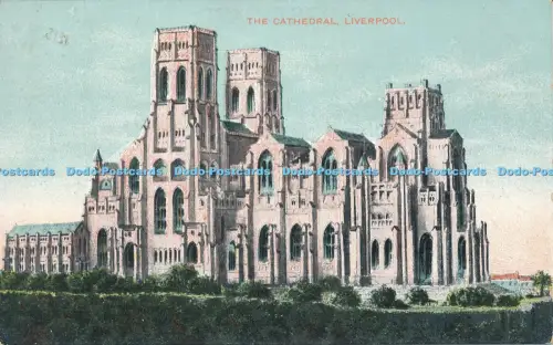 R048207 Die Kathedrale Liverpool G D und D L The Star 1908