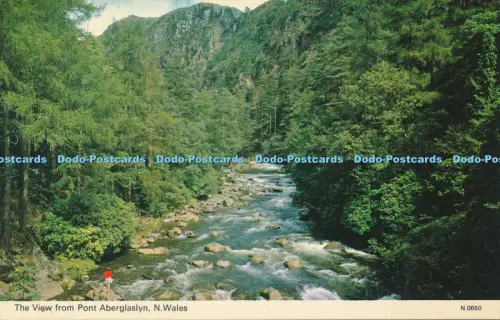 R048281 The View from Pont Aberglaslyn N Wales Dennis 1972
