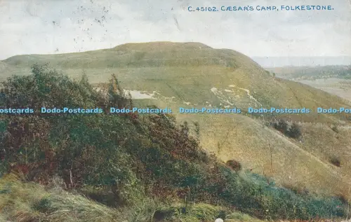 R048308 Caesars Camp Folkestone Photochrom Celesque 1914