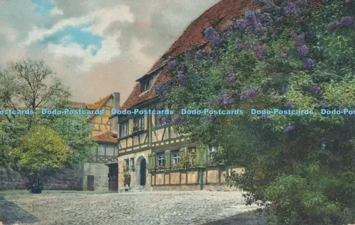 R048326 Alte AK Häuser und Bäume Fotochromie 1911