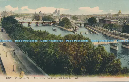 R048327 Paris Vue vers la Pointe du Vest Galant LL No 1230