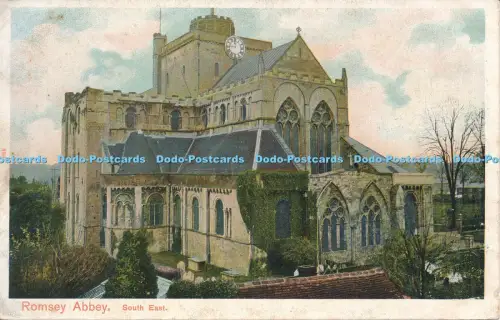 R048343 Romsey Abbey South East Peacock Autochrom