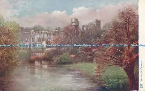 R048346 Warwick Castle Tuck Oilette 1904