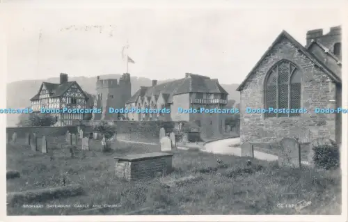 R048356 Stokesay Gatehouse Castle and Church Walter Scott No CC 137 RP