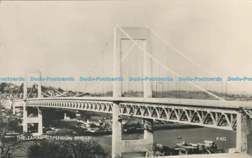 R048403 The Tamar Suspension Bridge Lilywhite RP 1964