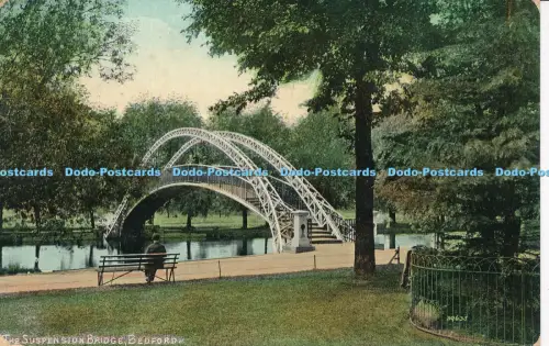 R048407 Die Hängebrücke Bedford Valentine 1908