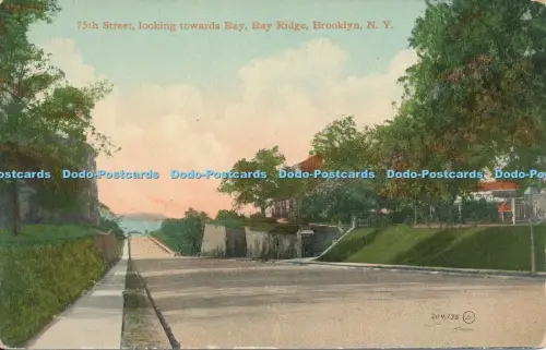 R048474 75th Street Blick in Richtung Bay Bay Ridge Brooklyn N Y