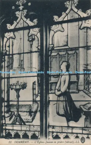 R048616 Domremy L Eglise Jeanne en Priere Levy Fils No 11