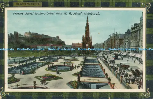 R048650 Princes Street Blick nach Westen vom N B Hotel Edinburgh Philco