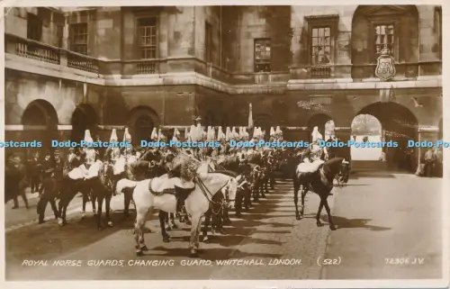 R048661 Royal Horse Guards Wickelwache Whitehall London Valentine Nr 72306 RP