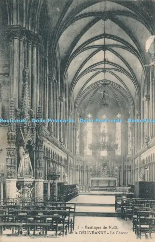 R048697 Basilique de N D de la Delivrande Le Choeur A Dubosq 1919