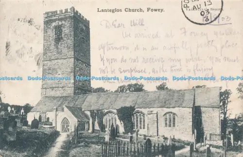R048710 Lanteglos Kirche Fowey 1903