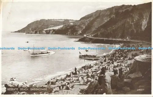 R048723 Redgate Beach Babbacombe Valentinstag Foto braun