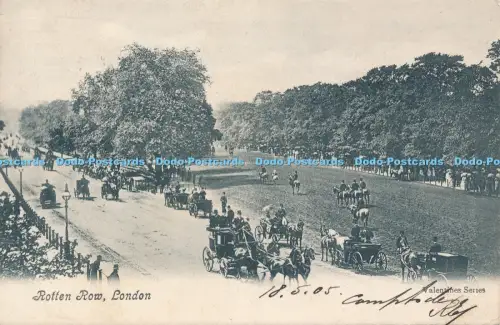 R048732 Rotten Row London Valentine 1905