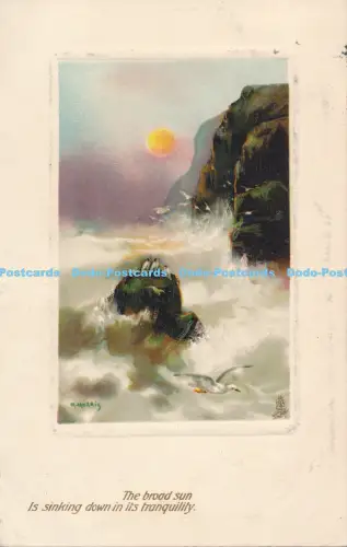 R048762 Die breite Sonne Raue See auf dem Ozean Tuck 1911