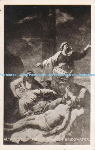 R048769 Altarbild Marienkirche Bridgwater 1915