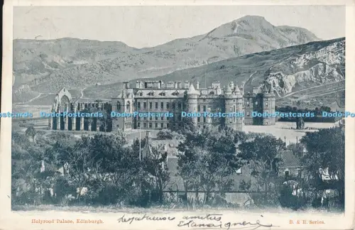 R048804 Holyrood Palace Edinburgh B und R 1903
