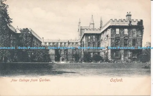 R048857 New College from Garden Oxford