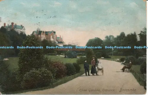 R048897 Chinesischer Garten Eingang Boscombe 1917