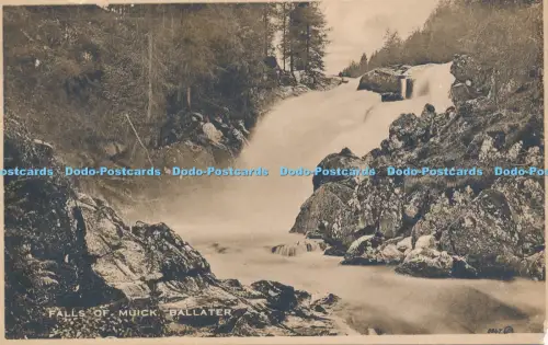 R048911 Falls of Muick Ballater Valentine Selectype