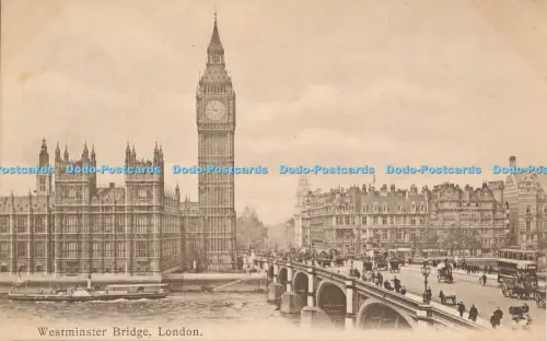 R048930 Westminster Bridge London J J Samuels
