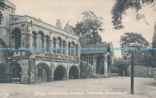 R048934 Kings School and Norman Staircase Canterbury A Wildey