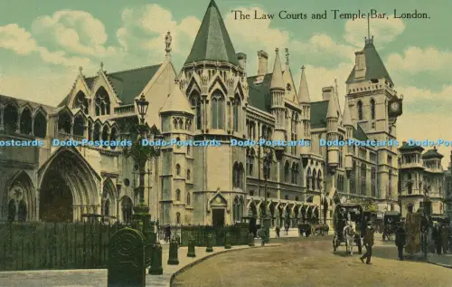 R048936 The Law Courts and Temple Bar London Arcadian