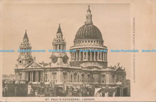R048947 St Pauls Cathedral London Hildesheimer 1912
