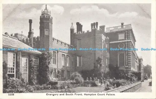 R048955 Orangerie und Südfront Hampton Court Palace Gale und Polden