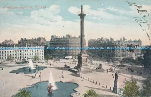 R048997 Trafalgar Square London Valentine 1905