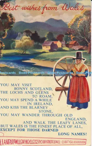 R049009 Grüße Beste Wünsche aus Wales Bamforth 1964
