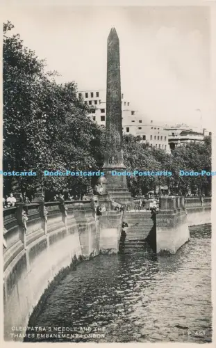 R049125 Kleopatras Nadel und das Themseufer London Lansdowne RP