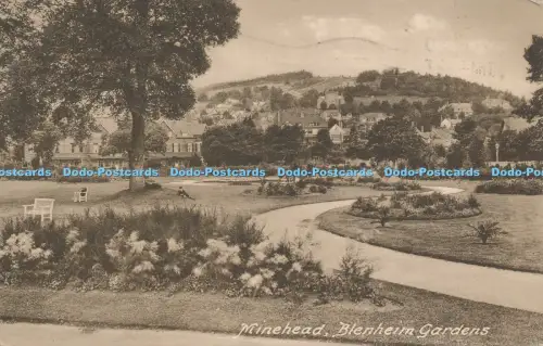 R049146 Minehead Blenheim Gardens Frith 1930