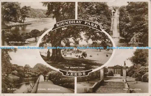 R049150 Roundhay Park Leeds Multi View Valentine RP 1941