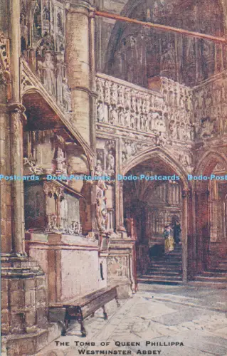 R049209 Das Grab der Königin Phillippa Westminster Abbey