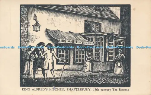 R049268 King Alfreds Kitchen Shaftesbury 13th Century Tea Rooms 1961
