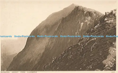 R049277 Snowdon Ascent from Llanberis Photochrom No 4004