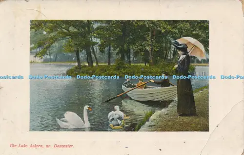 R049440 The Lake Askern Nr Doncaster W C Gilbert 1908