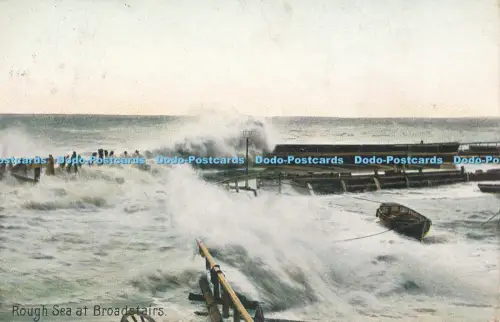 R049445 Raue See bei Broadstairs Kromo 1909