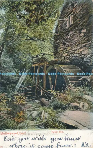 R049454 Betts Y Coed Pandy Mill Peacock Autochrom 1904