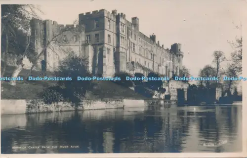 R049462 Warwick Castle vom Fluss Avon Walter Scott RP