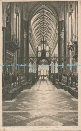 R049469 Salisbury Cathedral The Choir West A Smee Nr. 4963