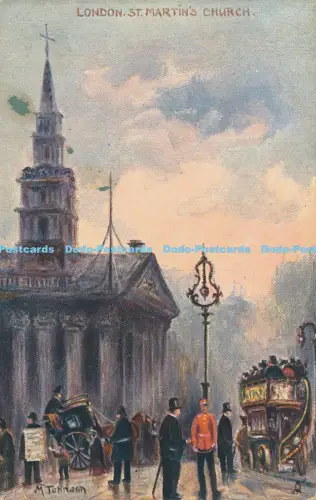 R049490 London St Martins Church Tuck Oilette