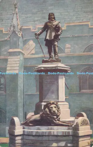 R049493 London The Cromwell Statue Tuck Oilette