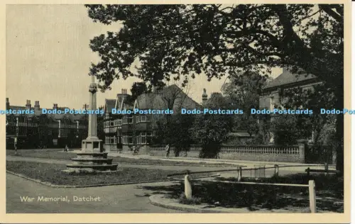 R049495 War Memorial Datchet TVAP Oxford Series XXXIII 1496