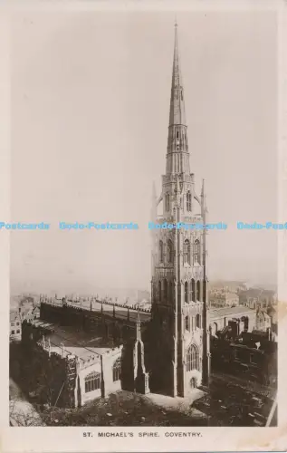 R049517 St Michaels Spire Coventry 1919
