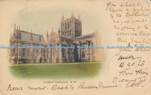 R049757 Hereford Cathedral N W 1903